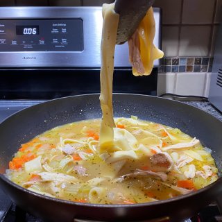 Chicken noodle soup ...