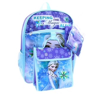 迪士尼Elsa背包五件組Disney's Frozen Elsa 5-pc. Backpack Set | null