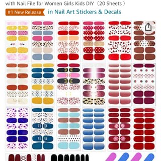 Amazon.com: 280 Pieces Nail Polish Stick