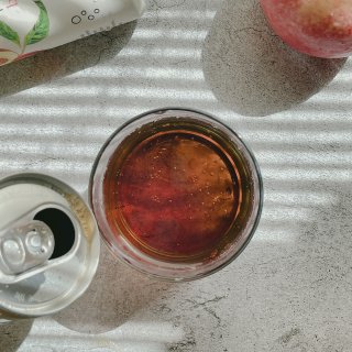 桃子🍑红茶气泡水🫧，🈚️它夏天不完美...