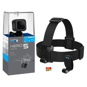GoPro HERO5 Session 运动相机套装 头带+16GB Sandisk TF