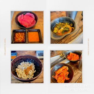 中午吃的韩国料理HANGAR也不错👍...