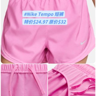 Nike Tempo 短裤，飞扬的粉色 ...