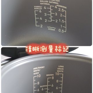 Cosori电饭煲｜颜值高•清晰测量标记...