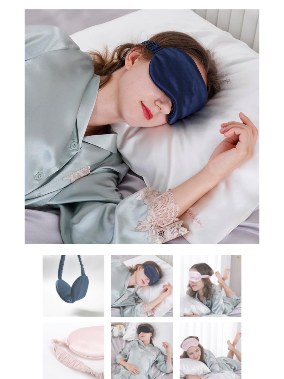 100% Premium Silk Sleep Mask – Heartcosy®