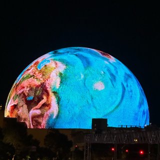 拉斯維加斯-終於有機會看到Sphere ...