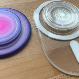PopSockets Phone Grip Compatible with MagSafe, Adapter Ring for MagSafe Included, Phone Holder, Wireless Charging Compatible - Aura : PopSockets: Cell Phones & Accessories