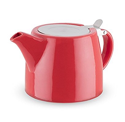 Pinky Up 5040 Harper Ceramic Teapot & Infuser 带滤网茶壶 红色