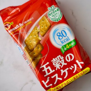 日本Bourbon五谷苏打饼干｜谷物焦香...