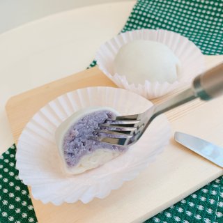 无需烤制的甜品｜香香甜甜的紫薯雪媚娘...