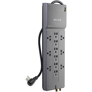 Belkin BE112230-08 12-Outlet Power Strip Surge Protector