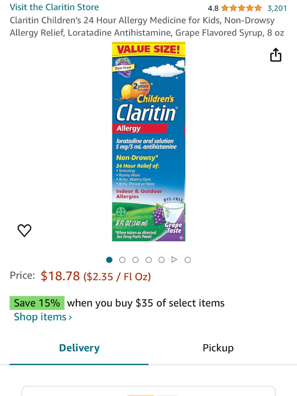 Clarintin过敏药