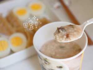🍑微众测🍑网易严选的蜜桃乌龙+冻干皮蛋瘦肉粥🉑️