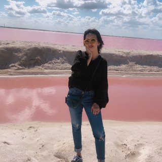 墨西哥粉红湖 pink lagoon...