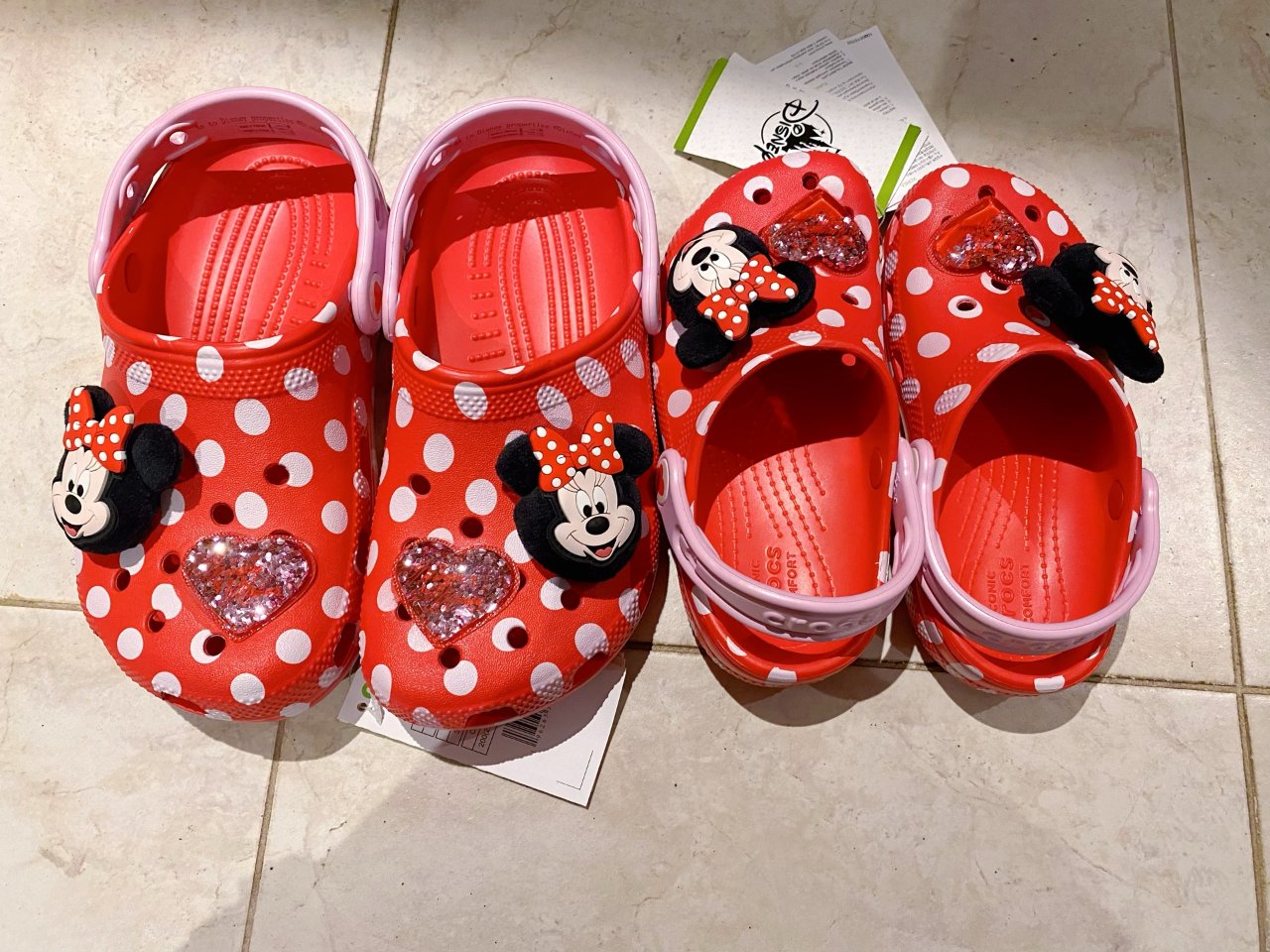 Disney Minnie 洞洞鞋...