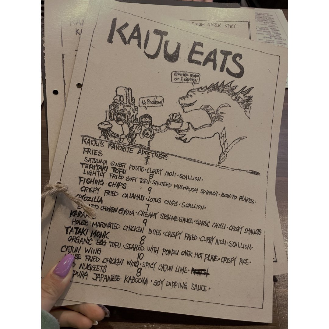 Kaiju Eats Ramen and Izakaya