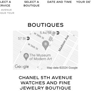 Chanel在纽约5大道的珠宝门店...