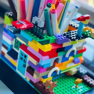 DIY Lego笔筒 — 来自一个热爱L...