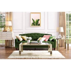 $298 Novogratz Vintage Tufted Sofa Sleeper II, Multiple Colors