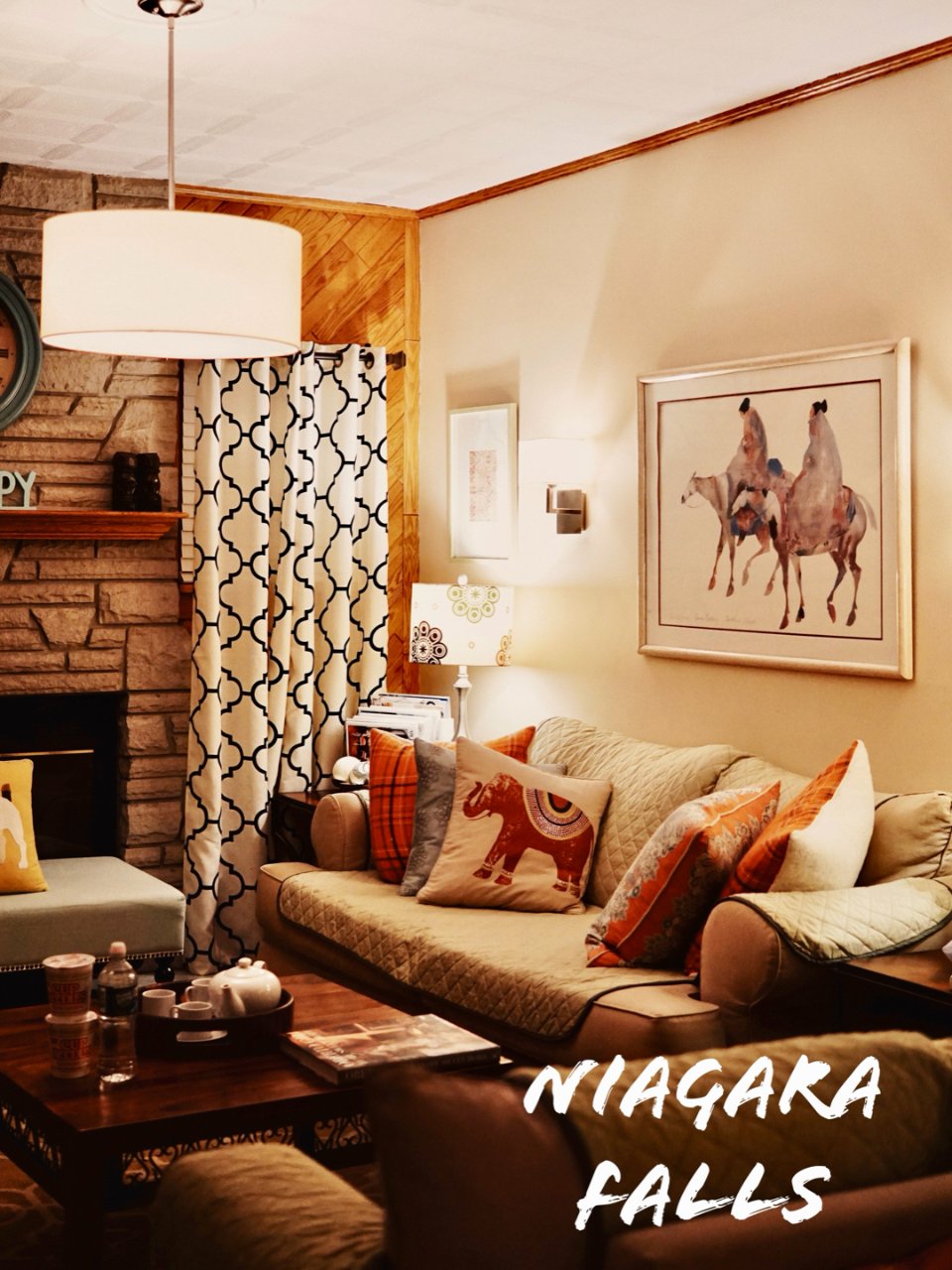 尼亚加拉大瀑布：住进室内设计师的家...