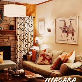尼亚加拉大瀑布：住进室内设计师的家...