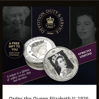 女王免费纪念币coins/banknot...