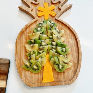 DIY水果圣诞树🎄和健康小吃...