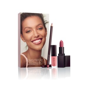 $45 Laura Mercier Rose Lip Set 玫瑰红口红套装