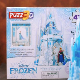 3D拼图~自己动手组装Frozen城堡...