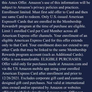 运通Amazon Offer