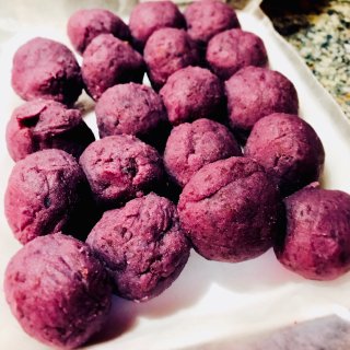 晶莹剔透的手工水晶紫薯月饼，挑战成功迎中...