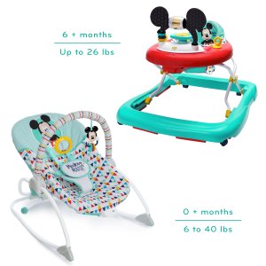 $39 Disney 迪士尼米老鼠学步/婴儿摇椅组合