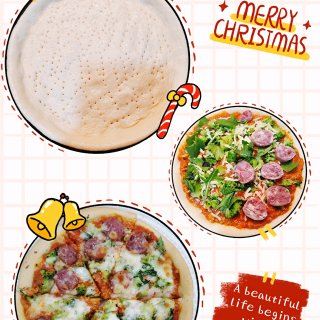 圣诞节🎄来一块披萨吧？...