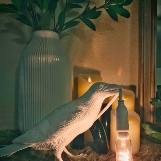 Seletti,Bird Lamp White Waiting - Seletti