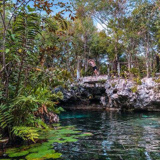 水溶洞cenote 超级美 ⛱️...