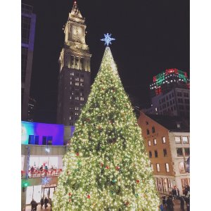 每年圣诞波士顿打卡的传统不能忘🎁🎁🍾🍾 