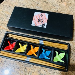 2 - 餐桌上的小情调 - 陶瓷纸鹤筷子...