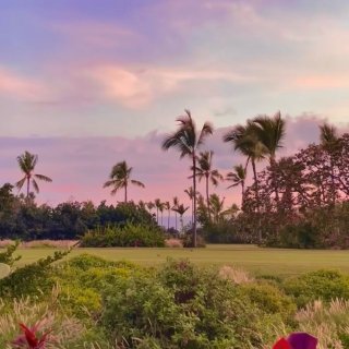 夏威夷大岛Kona适合看日落的白沙滩🏖️...