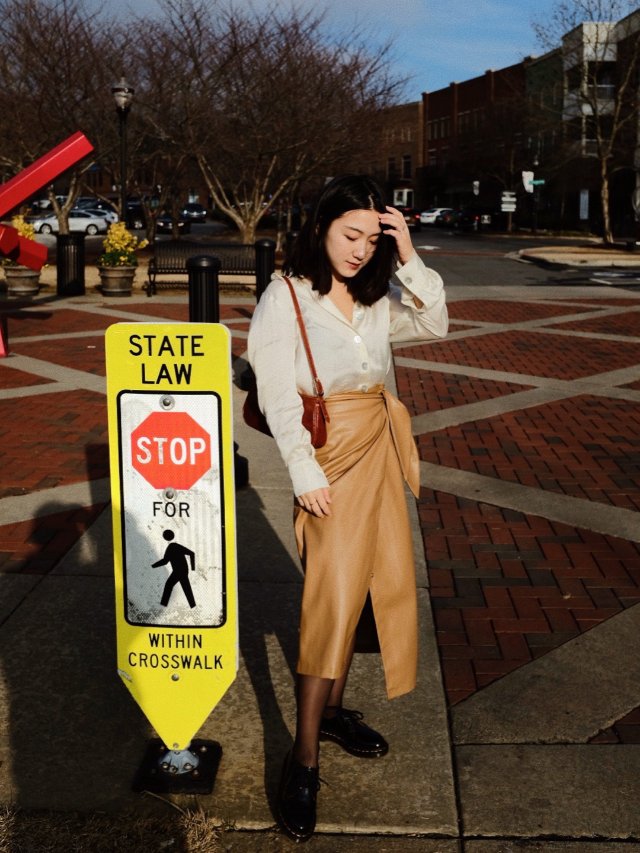 OOTD｜挑战皮裙的一天