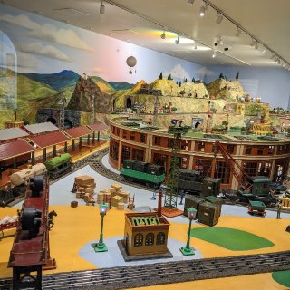打卡加州铁路博物馆...