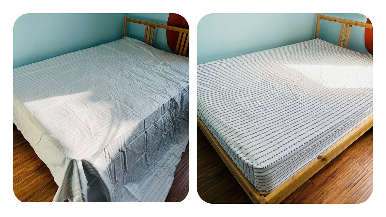 DIY床单变床罩