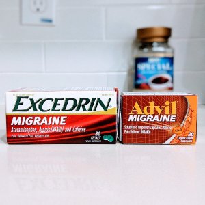 推荐：偏头痛OTC药品品牌：Advil与Excedrin