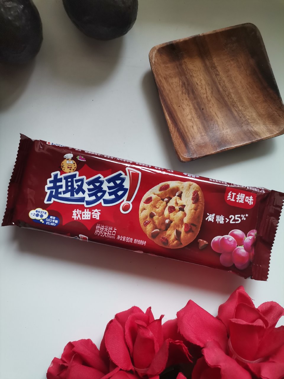 趣多多软曲奇，红提味好吃...