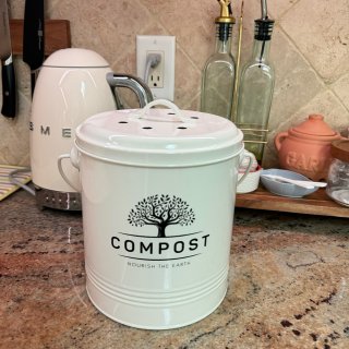 Perfnique Kitchen Compost Bin, 1.3 Gallon