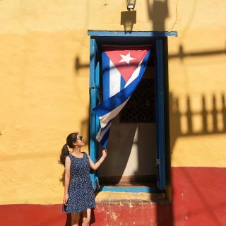 古巴❸Trinidad👗碎花短裙和旅拍小...