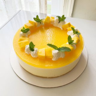 💯超适合夏天的🌻芒果慕斯蛋糕🥭...