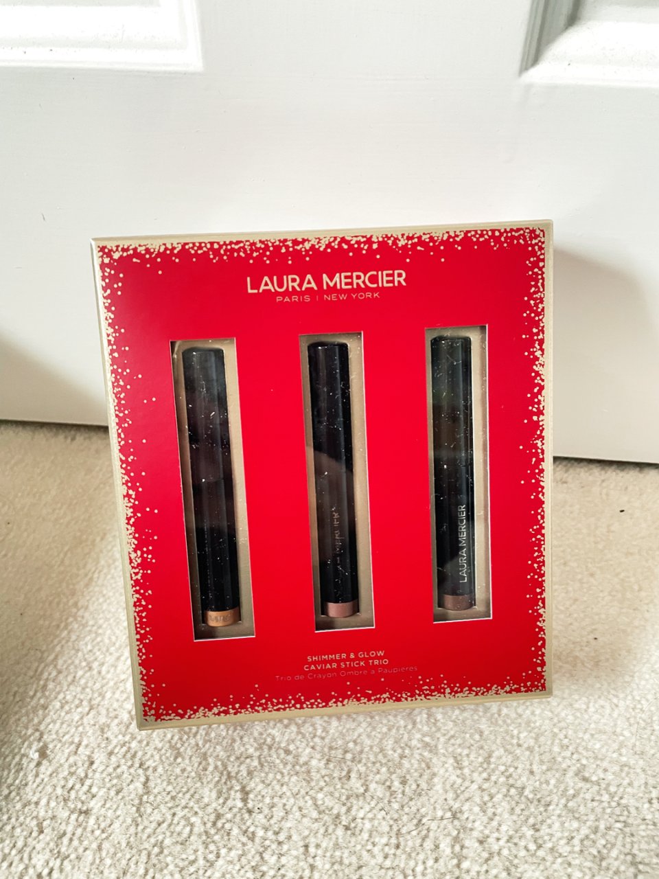 Laura Mercier Shimmer and Glow Caviar Stick Trio (Worth £41.00) | Cult Beauty,Laura Mercier