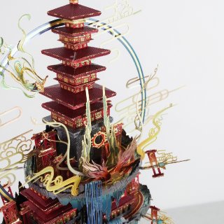 艺模3D金属拼装模型 – 蓬莱仙岛 – ...