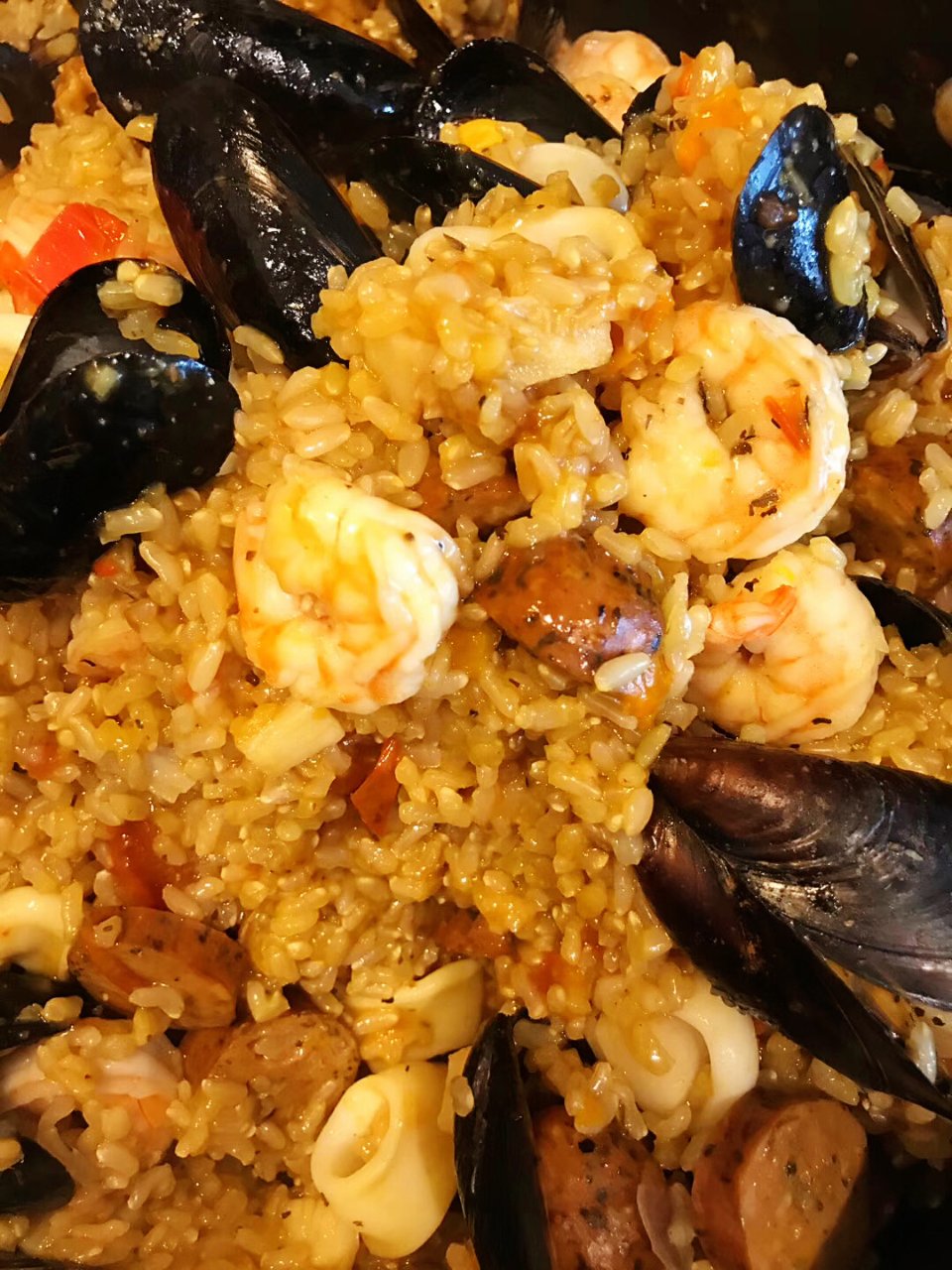 家喻户晓的西班牙paella海鲜烩饭✨✨