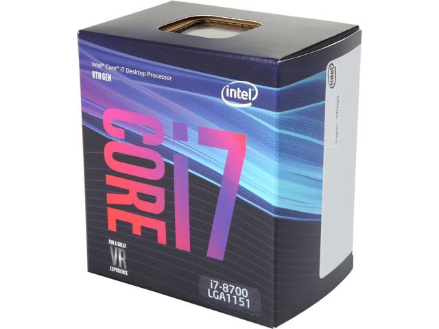 Intel Core i7-8700 Coffee Lake 6核CPU